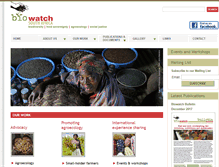 Tablet Screenshot of biowatch.org.za